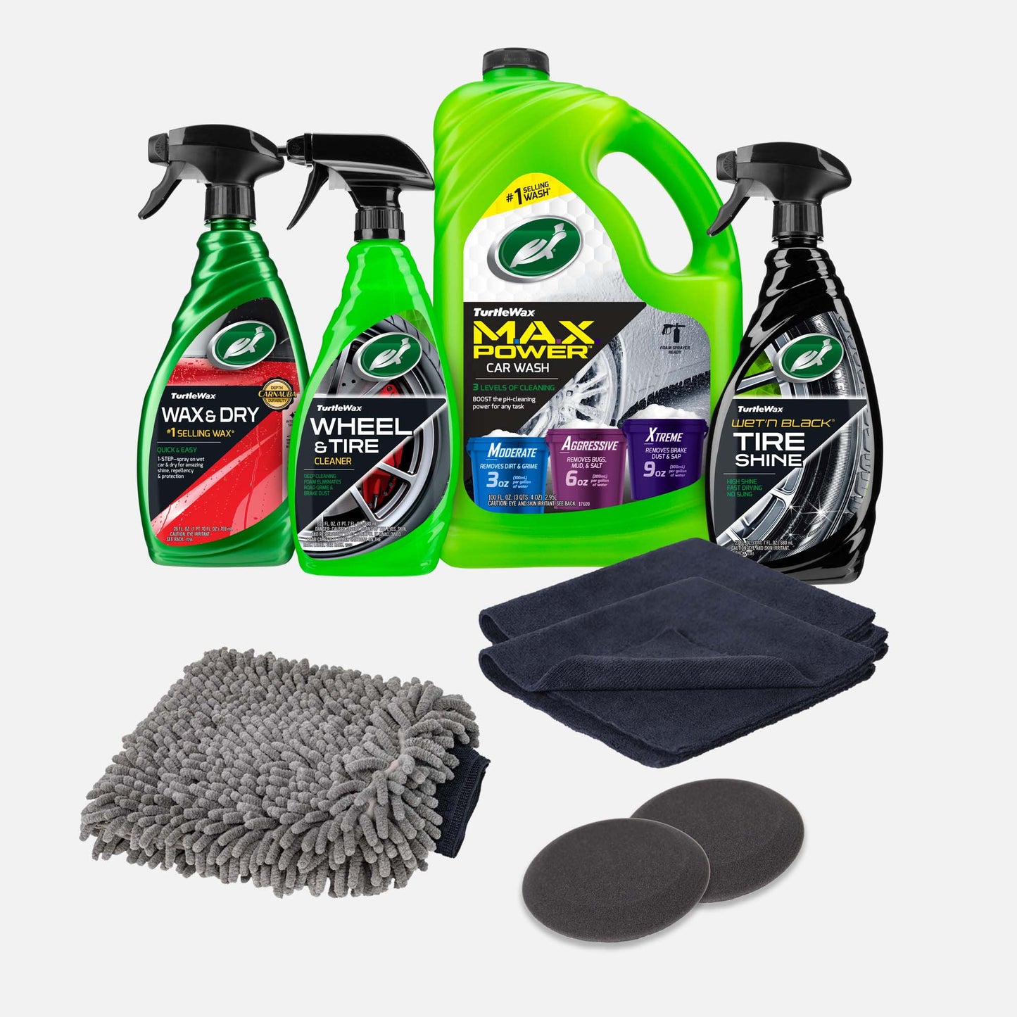 Turtle Wax Utvändig Essentials Bilvårdskit