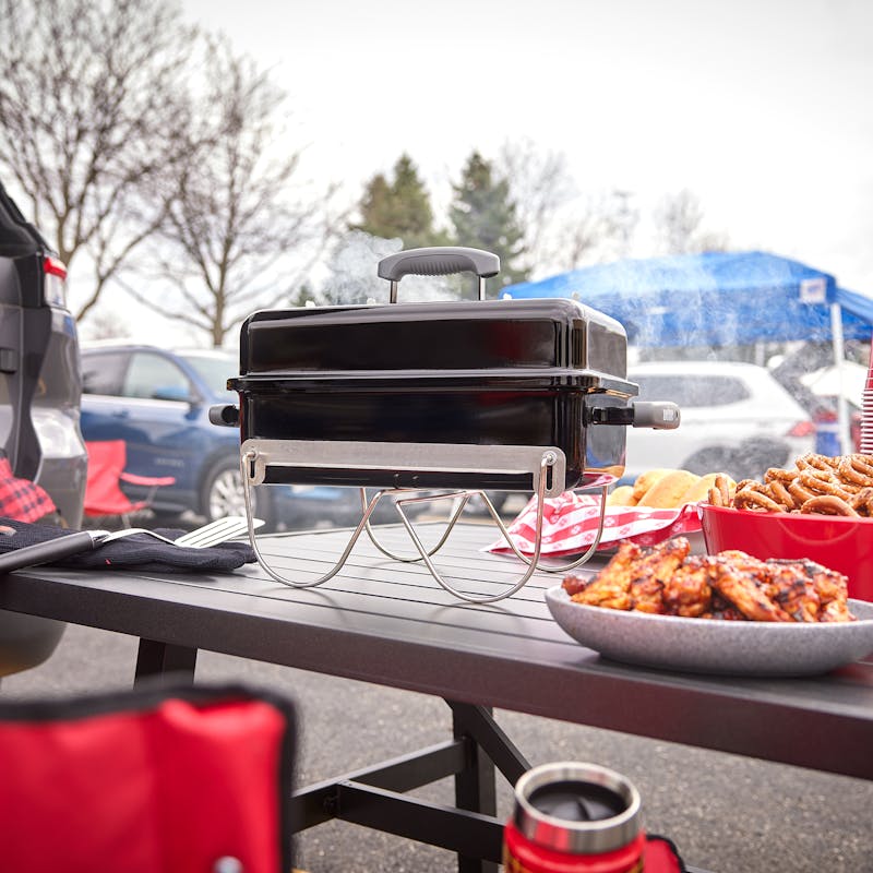 Weber Go Anywhere bärbar kolgrill med vikbara ben