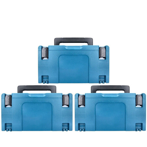 Makita 821551-8 MakPac Typ 3 Förvaringsväska med Staplingssystem – 3-pack – Silver