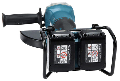 Makita DGA900Z Vinkelslip 18V/36V 230 mm Kolborstfri – Silver – Batteri och laddare ingår