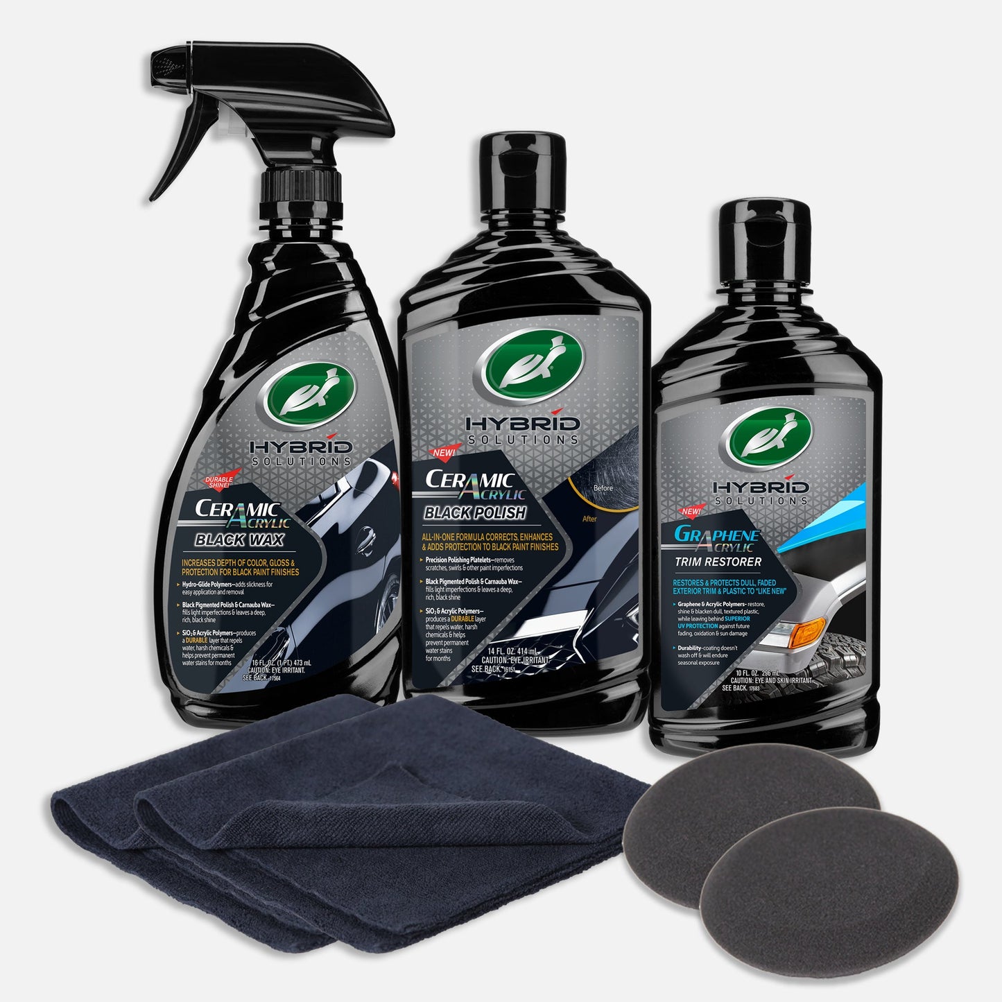 Turtle Wax Bilvårdskit för Svarta Bilar