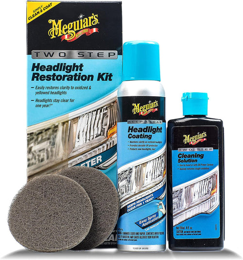 Meguiar's Tvåstegs Strålkastarrenoveringskit