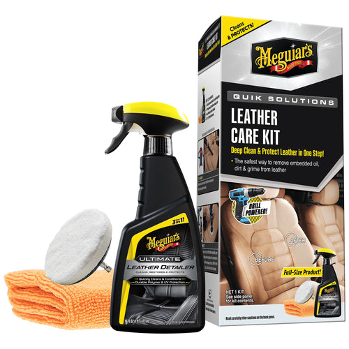 Meguiar's Quik Solutions Lädervårdskit