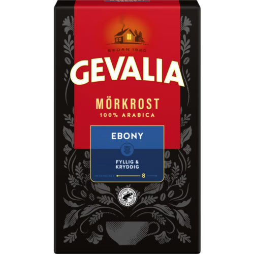 Gevalia Ebony Mörkrost Bryggkaffe - Dark Roast Coffee 425g
