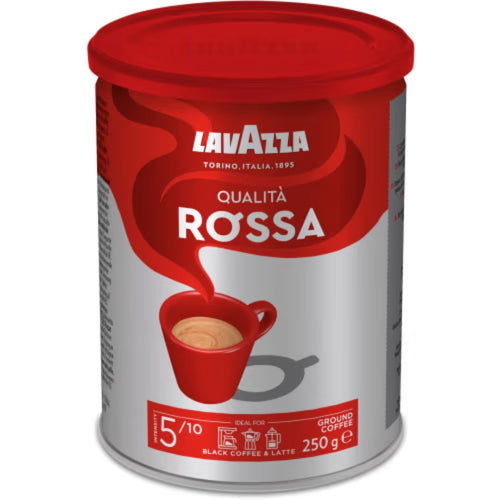 Lavazza Qualita Rossa Espresso Ground Coffee - Espresso Ground Coffee 250g