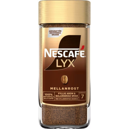 Nescafé Lyx Mellanrost Snabbkaffe - Luxury Instant Coffee 100g