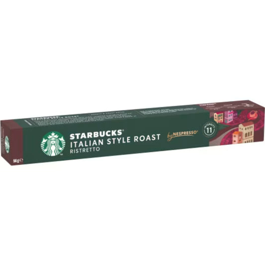 Starbucks Italian Style Roast Kaffekapslar - Dark-Roasted with an Italian Roast profile Coffee 56g