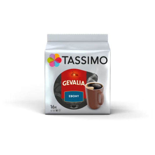 Tassimo Ebony Mörkrost Gevalia Kaffekapslar - Gevalia Dark-Roast Coffee Capsules 16P