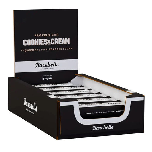 12 x Barebells Proteinbar 55 g Cookies & Cream