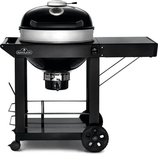 Napoleon PRO22K-C-3 premium klotgrill svart med vagn